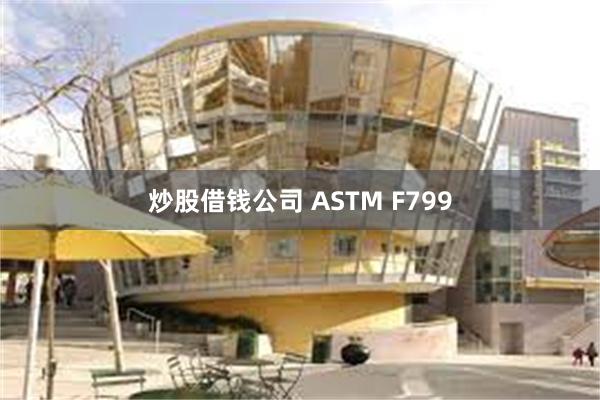 炒股借钱公司 ASTM F799